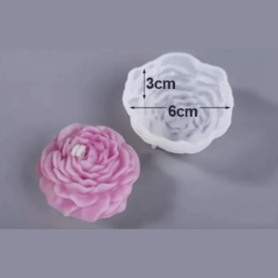 MOLDE SILICONA PEONIA 2