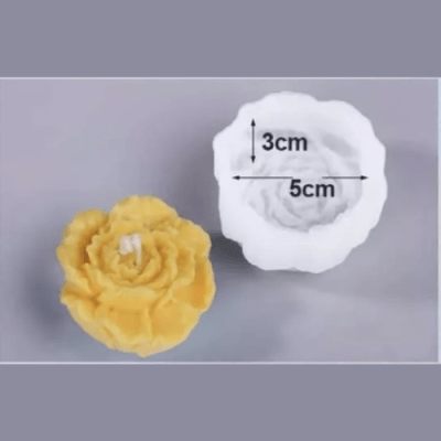 MOLDE SILICONA PEONIA 3