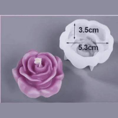 MOLDE SILICONA ROSA 8