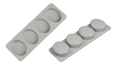 MOLDE SILICONA OVALADO