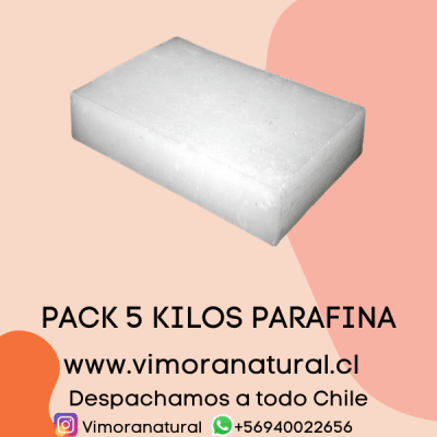 PACK 5 KILOS PARAFINA