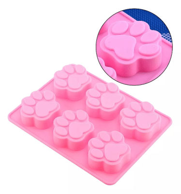 MOLDE SILICONA PATITAS DE PERRO