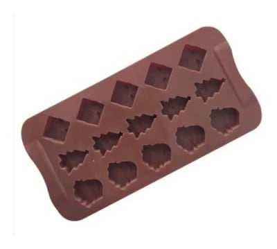 MOLDE SILICONA NAVIDAD MINI REGALO