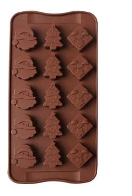 MOLDE SILICONA NAVIDAD MINI REGALO