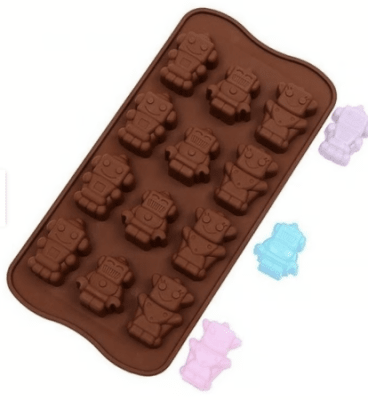MOLDE SILICONA ROBOT JUGUETE