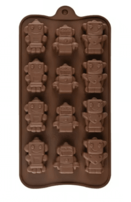 MOLDE SILICONA ROBOT JUGUETE