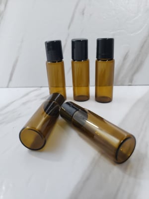 Envase vidrio Roll On 5 ml (Ambar)