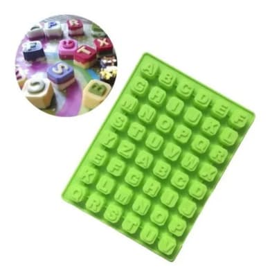 MOLDE SILICONA LETRAS