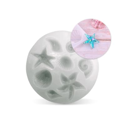 MOLDE SILICONA CARACOL - CONCHA DE MAR