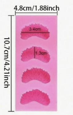 MOLDE SILICONA GAJOS NARANJA