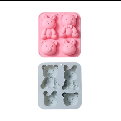 MOLDE SILICONA OSITO - CONEJO1