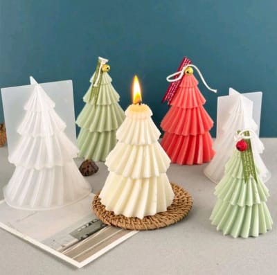 MOLDE SILICONA ARBOL DE NAVIDAD MEDIANO