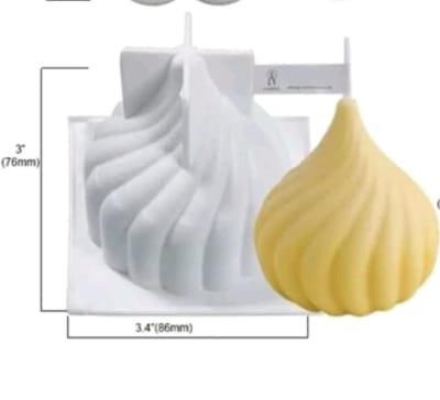 MOLDE SILICONA ESPIRAL