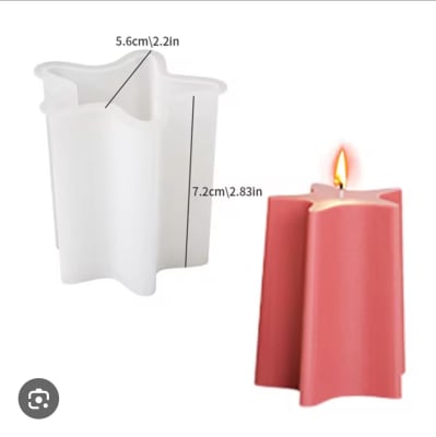 MOLDE SILICONA ESTRELLA