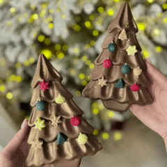 MOLDE SILICONA NAVIDAD DECORACION