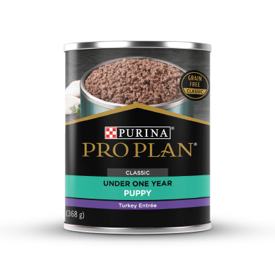 Pro Plan alimento humedo cachorro de pavo 368 gr