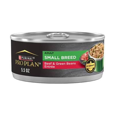 Pro Plan dog adult raza pequeña de carne y frejoles verdes 156 gr
