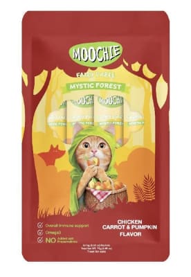 Moochie fairy puree chicken carrot & pumpkin flavor 75 gr