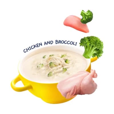 Moochie Creamy Broths chicken & Broccoli 40 gr