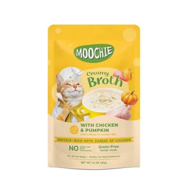 Moochie Creamy Broths chicken & Pumpkin 40 gr