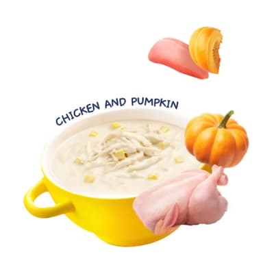 Moochie Creamy Broths chicken & Pumpkin 40 gr