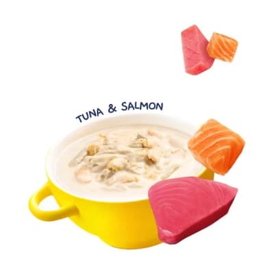 Moochie Creamy Broths tuna & salmon 40 gr