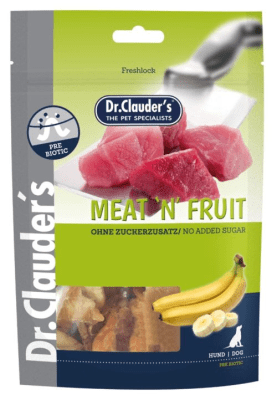 Dr Clauders Snack Meat & fruit banana 80 gr