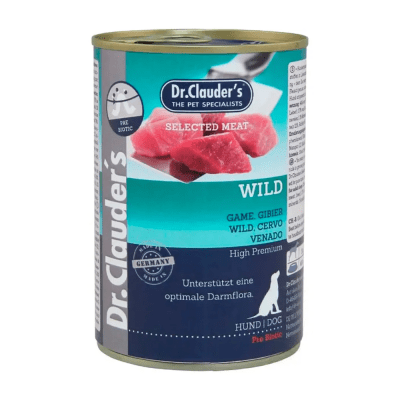 Dr Clauders dog Select Meat wild/venado 400 gr