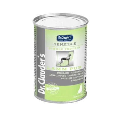 Dr Clauders dog Sensible Single protein Lamm Pur 400 gr