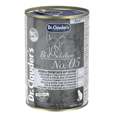 Dr Clauders Cat Adult BS No 05 (pollo, atun y espinaca) 400 gr