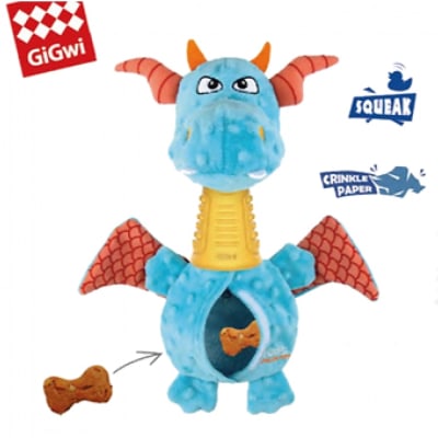 Gigwi wild hunter dispenser treat dragon