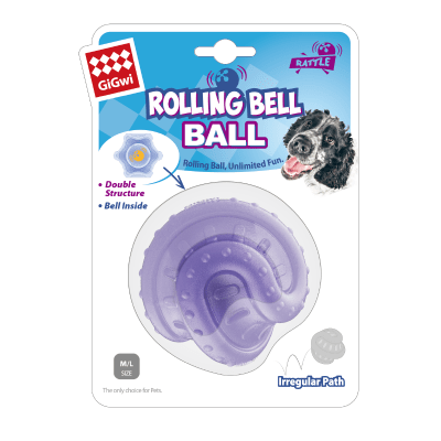 Gigwi rolling bell ball rattle medium