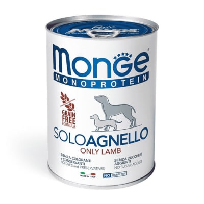 Monge canine adulto monoprotein lamb 400 gr