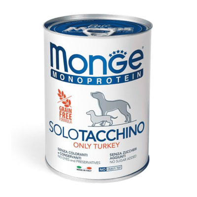 Monge canine adulto monoprotein Turkey 400 gr