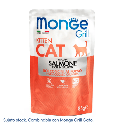 Monge Feline Grill kitten salmon 85 gr