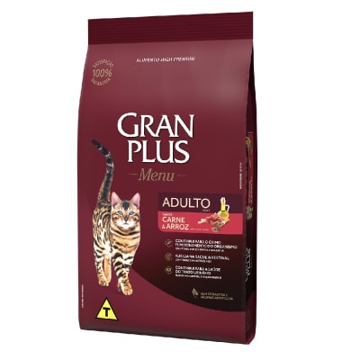 Gran Plus Gato adulto carne y arroz 10 Kg