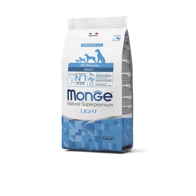 Monge Canine adult salmon Light 2.5 Kg - vcto corto