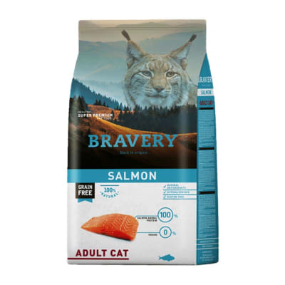 Bravery Cat adulto salmon 2 Kg