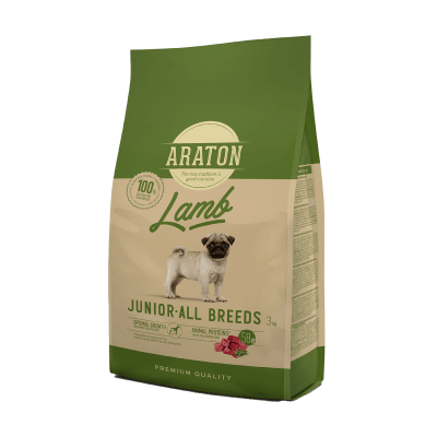 Araton dog Junior Lamb All Breeds 3 Kg