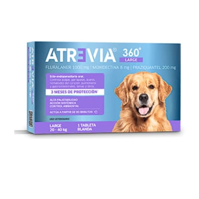 Atrevia 360 antipulga perro Large (20 - 40) Kg