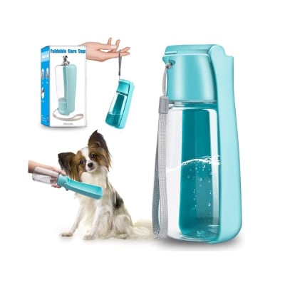 Puppylandia bebedero portátil con correa 550 ml