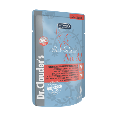 Dr Clauders Cat Sterilised No 32 (pollo y ternera con catnip) 85 gr
