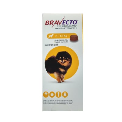 Bravecto 2 a 4.5 Kg