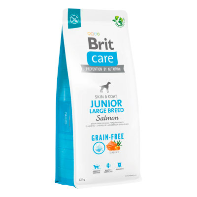 Brit Care Grain - Free Junior Large Breed  Salmon & Potato 12 Kg