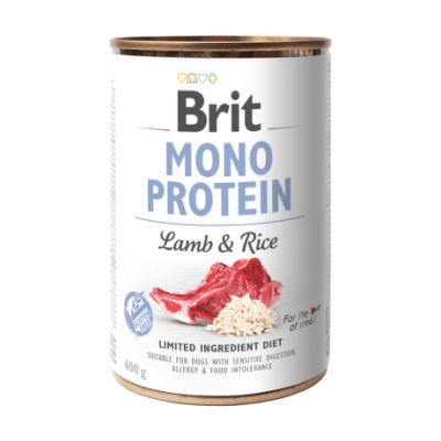 Brit Mono Protein Lamb & Rice 400 gr