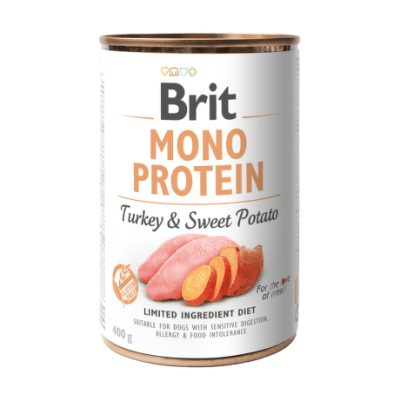 Brit Mono Protein Turkey & Sweet Potato 400 gr