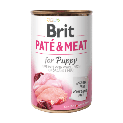 Brit Pate & Meat Chicken for Puppy 400 gr