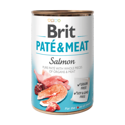 Brit Pate & Meat Salmon 400 gr 