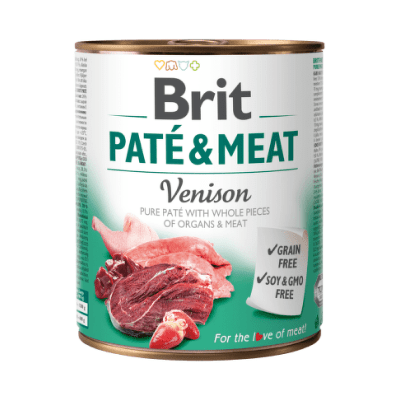 Brit pate & meat venison 800 gr