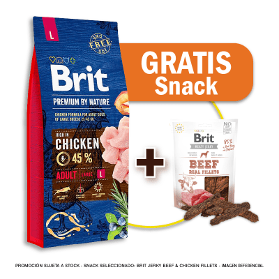 Pack Brit Premium By Nature Adult Large + Snack de Regalo